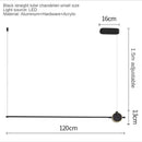 lustre moderne minimaliste en acrylique pour bureau et espace de travail