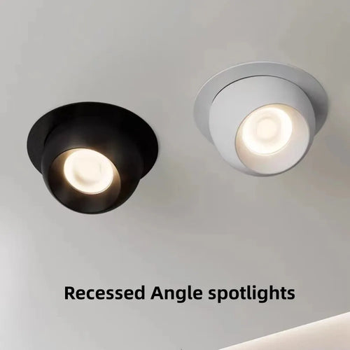 Spot rond LED Downlights à intensité variable décor de pièce 10W 12W COB