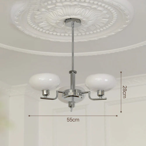 lustre bauhaus en verre pour décoration moderne et design - vue 11 sur 13