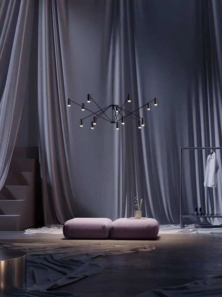 lustre moderne design pour un éclairage intérieur élégant - vue 5 sur 8