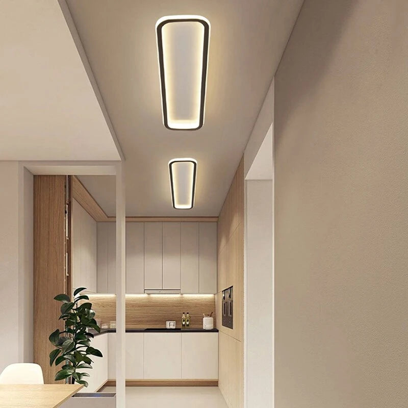 lustre moderne à leds avec télécommande et lumière variable - vue 3 sur 11