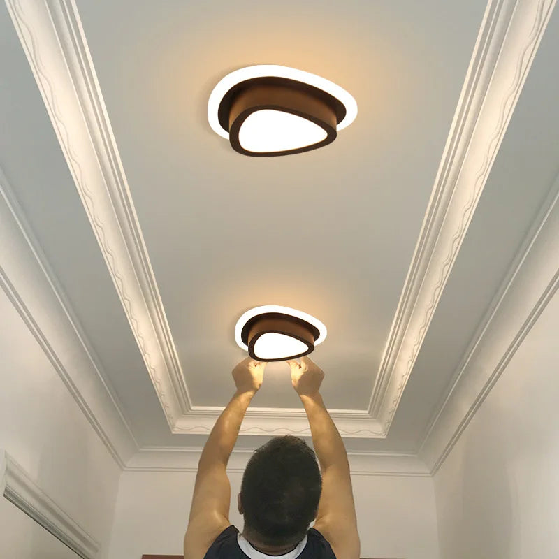 Plafonnier moderne à leds pour intérieur décoration maison - vue 3 sur 12