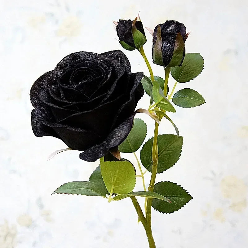 simulation de roses en velours pour décoration élégante