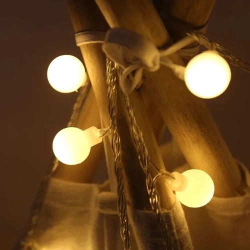 guirlande lumineuse led étanche pour extérieur jardin mariage décoration - vue 4 sur 9