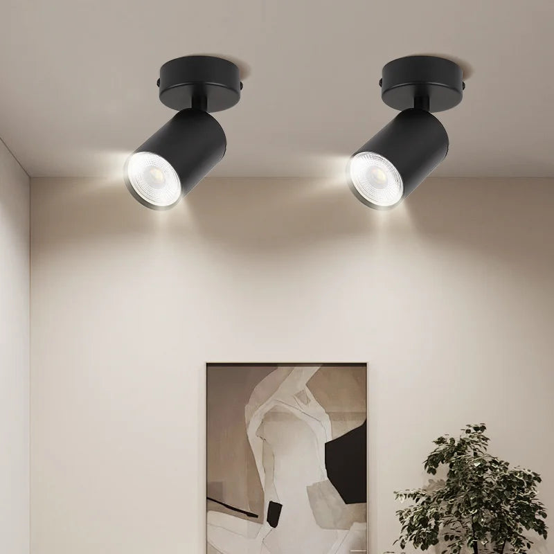 plafonnier led pour cuisine boutique couloir éclairage moderne - vue 5 sur 10