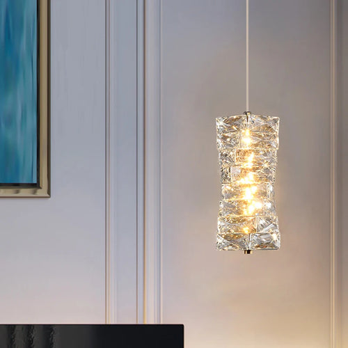 plafonnier moderne en cristal k9 pour décoration intérieure luxe - vue 2 sur 12