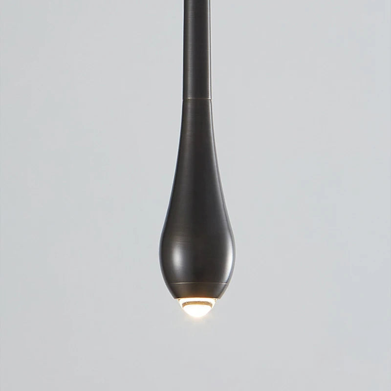 lampe led suspendue en laiton design moderne 3 intensités variables