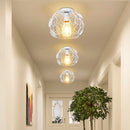 lustre industriel rétro en fer avec lumière led moderne