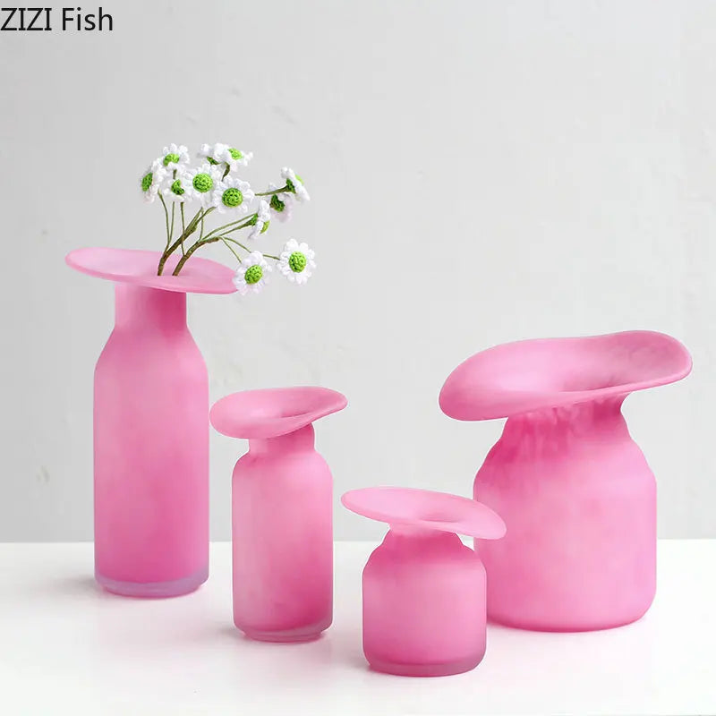 vase en verre pour arrangement floral décoration moderne - vue 5 sur 10