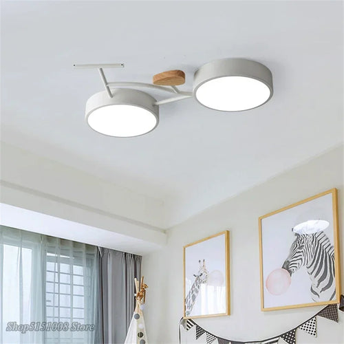 plafonnier led nordique 3 températures de couleur pour vélo - vue 2 sur 9