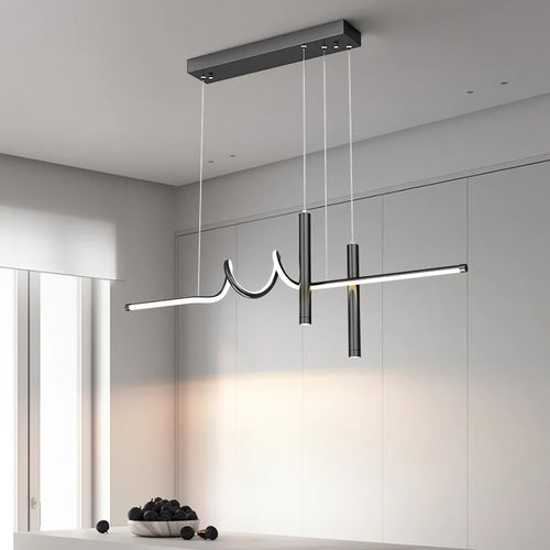 suspension moderne à led au design minimaliste élégant - vue 2 sur 18