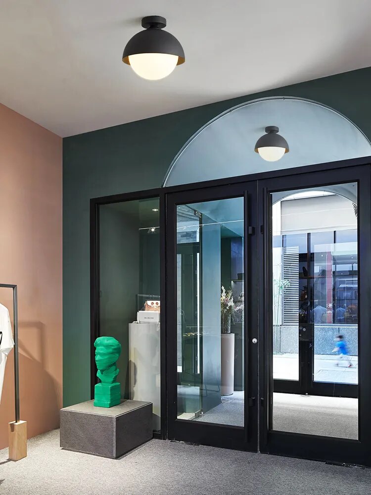 Éclairage créatif couloir porche balcon chambre