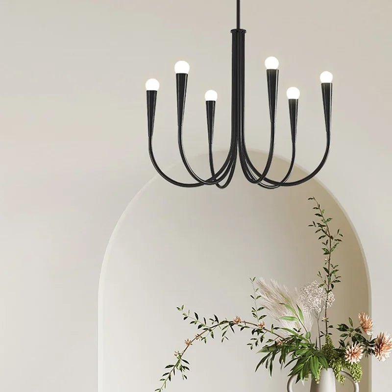 lustre style français doré led pour décoration de luxe