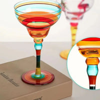 Verre cocktail fait main style margarita champagne créatif
