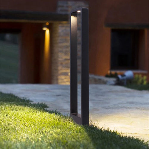 LED10W éclairage pelouse lampe extérieure étanche IP65 en alliage d'aluminium de Style chinois en forme d'arc parc Villa jardin paysage décoration