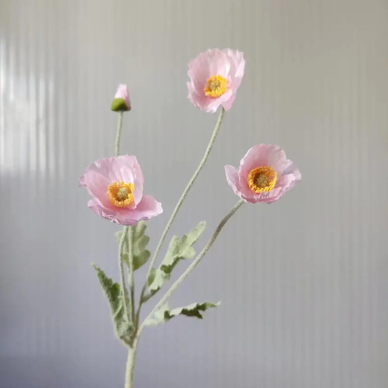 bouquet de fleurs artificielles pavot pour décoration maison jardin fête