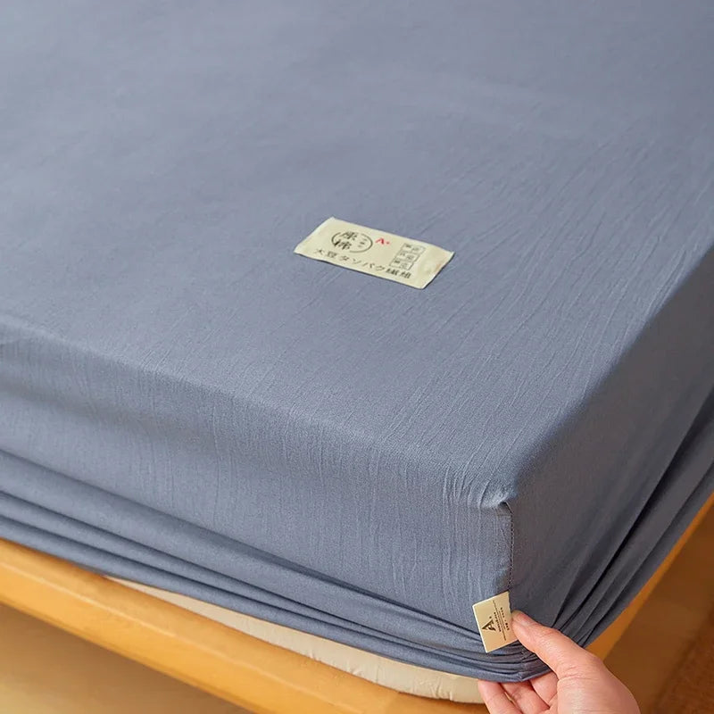drap-housse en coton égyptien luxe doux et élastique