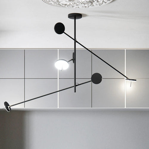 lustre design moderne minimaliste rotatif pour décoration intérieure