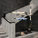 lustre artistique à led design moderne éclairage suspendu décoratif