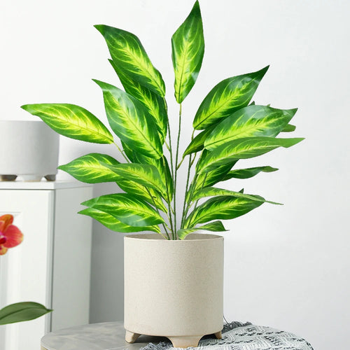 grande plante tropicale artificielle avec feuilles pour décoration intérieure - vue 2 sur 13