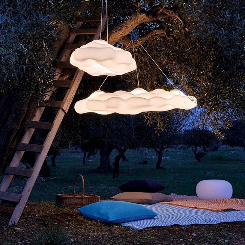lustre nuage minimaliste moderne éclairage suspendu décoratif pour intérieur