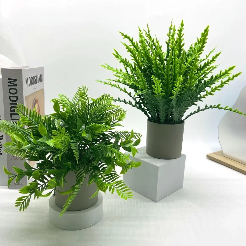 plantes artificielles bonsaï décorations de bureau et jardin - vue 5 sur 11