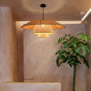 Lampe Vintage en rotin