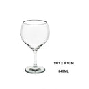 Verres a vin incassables sans pied reutilisables elegants