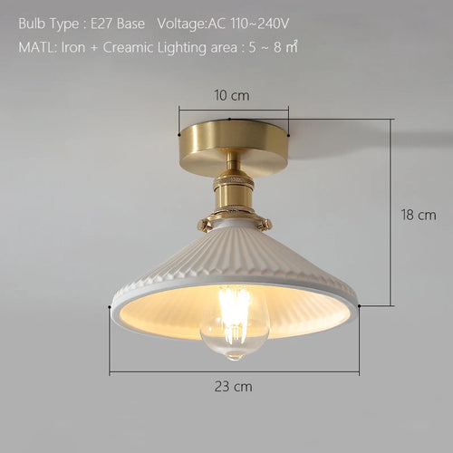Lustre led japonais nordique luxe - vue 10 sur 10