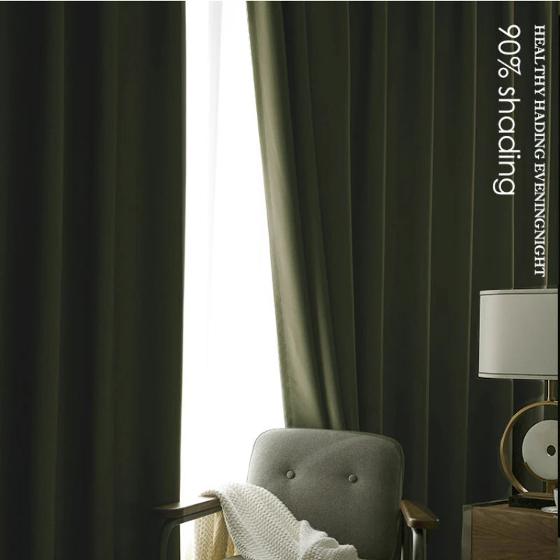 Rideau moderne occultation élevée pour salon chambre