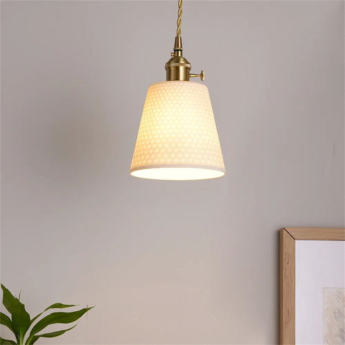 suspension LED en céramique design moderne décorative idéale loft bar maison