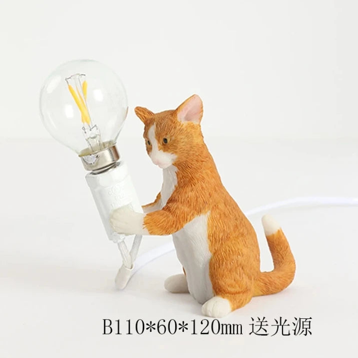 lampe de bureau décorative pour animaux en résine - vue 13 sur 14