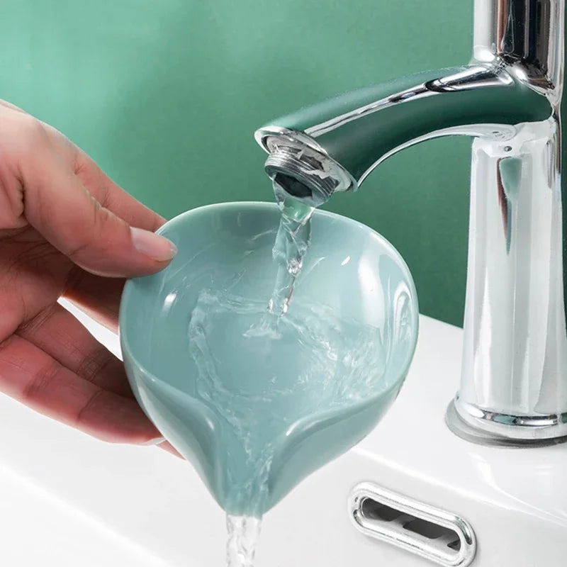 boîte à savon originale en forme de feuille pour la salle de bain - vue 4 sur 8