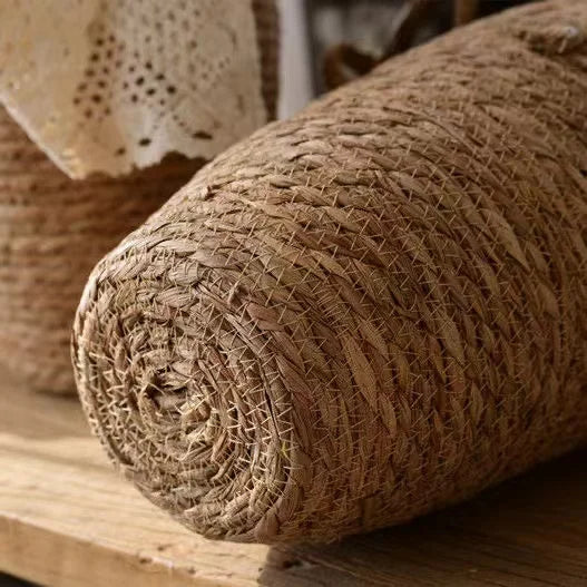 grand panier en osier pour jardin rangement et décoration - vue 6 sur 9