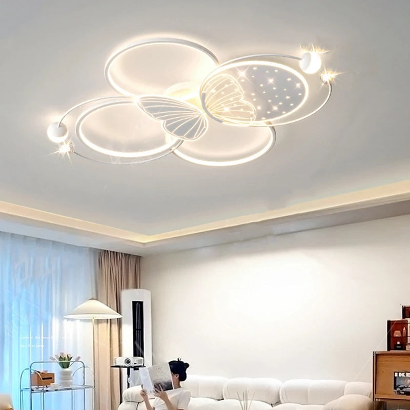 plafonnier led intelligent design moderne pour intérieur 2023 - vue 4 sur 7