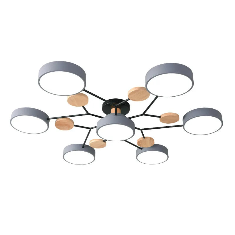 plafonnier led design moderne intérieur décoratif - vue 7 sur 22