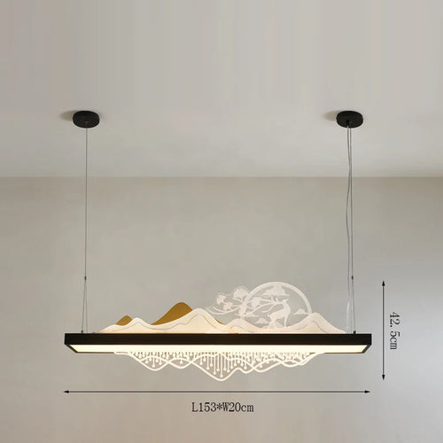 suspension chinoise en bois pour ambiance zen et économique - vue 11 sur 16