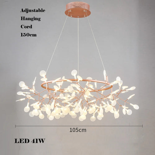 lustre créatif en acier inoxydable et acrylique pour décoration intérieure - vue 17 sur 18