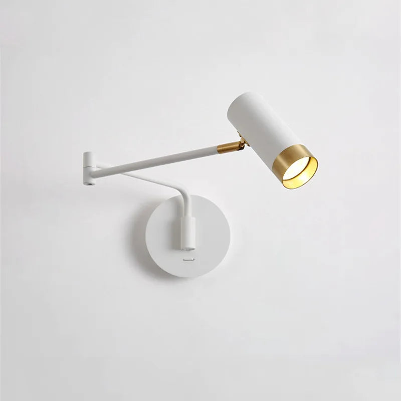 applique murale led modernes avec interrupteur tactile réglables - vue 4 sur 8