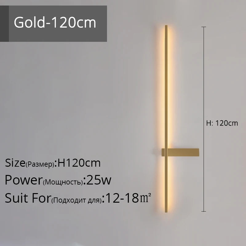 applique murale led minimaliste en aluminium pour éclairage intérieur - vue 16 sur 18