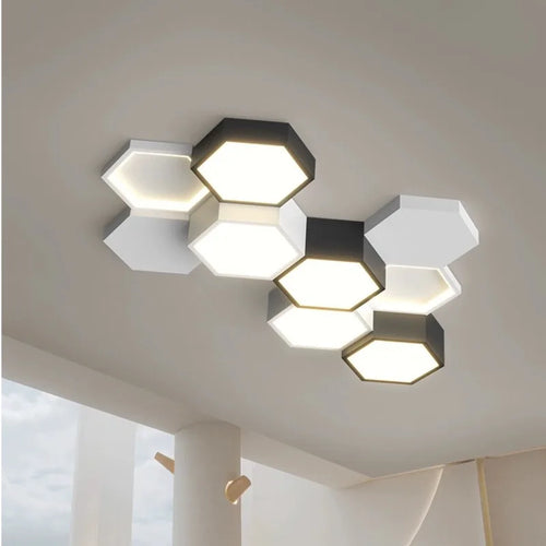 Lustre LED télécommandé nordique usine