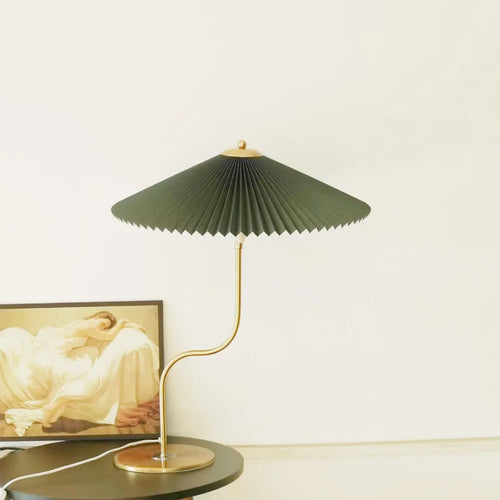 lampe à poser rétro en forme de parapluie décoratif pivotant - vue 12 sur 12