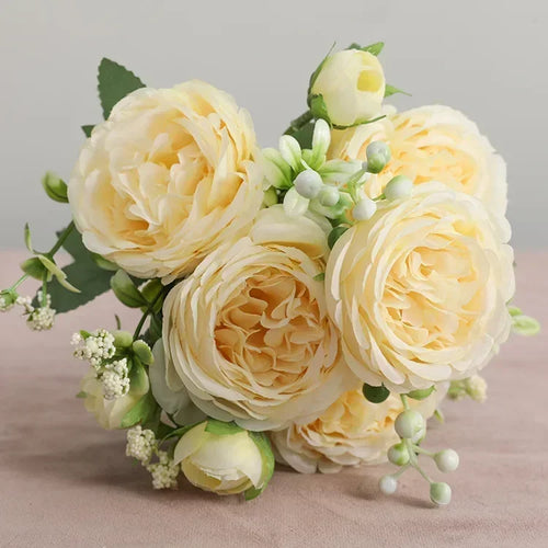 petit bouquet de fleurs artificielles pour décorations printanières et festives - vue 34 sur 34