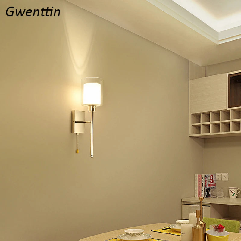 applique murale moderne en verre pour décoration intérieure élégante - vue 4 sur 10