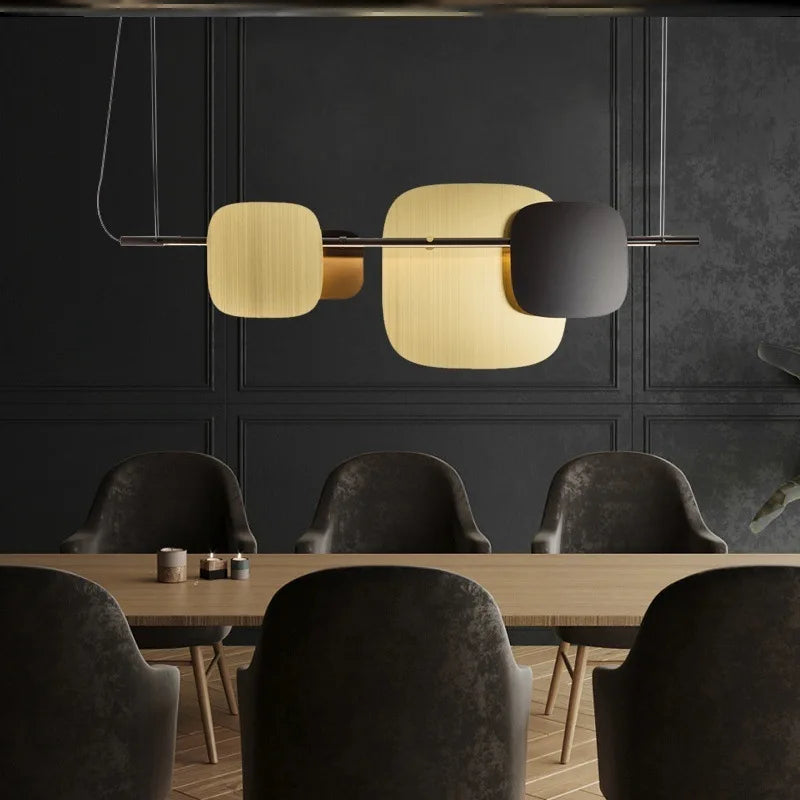 Lustre design LED suspendu nordique moderne - vue 6 sur 8