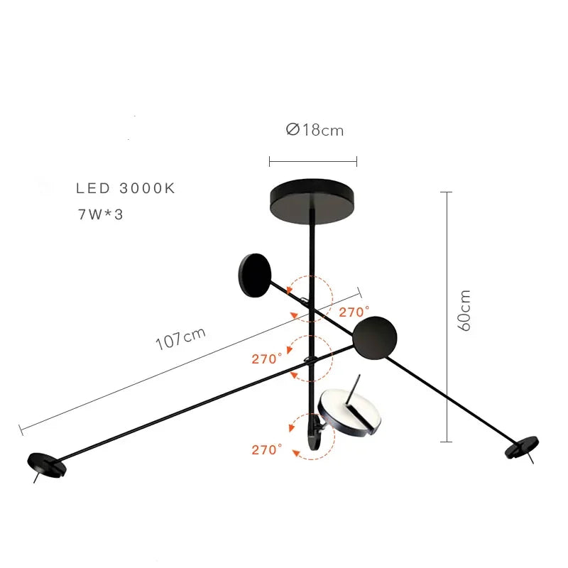 lustre led design nordique pour tables basses de restaurant - vue 13 sur 14