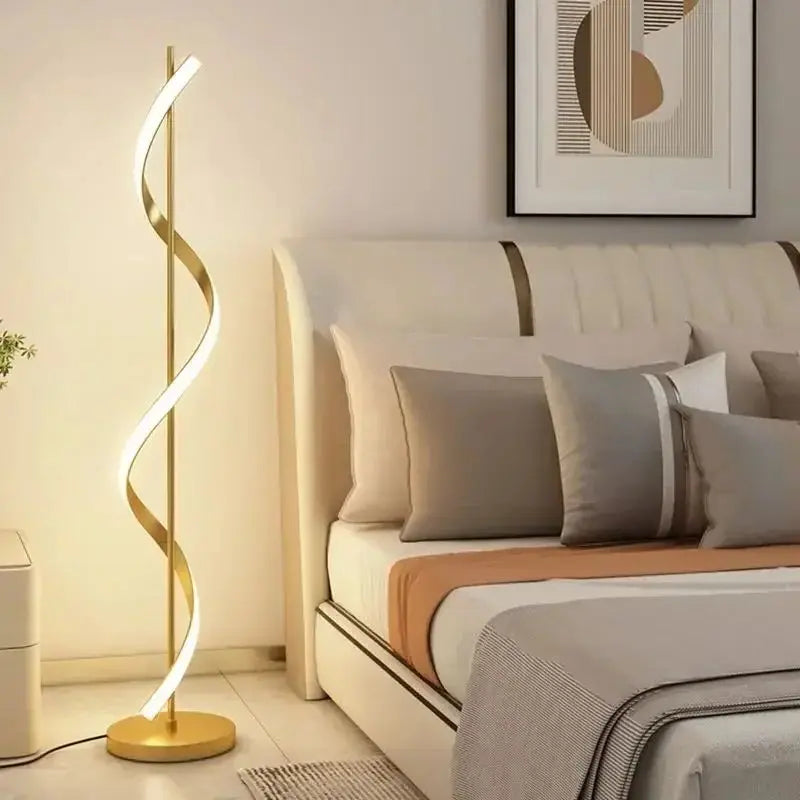 Lampadaire LED moderne décoration de la maison lumière 140 cm ligne luminaire canapé coin chambre salon salle d'étude éclairage intérieur Lustre - vue 4 sur 15