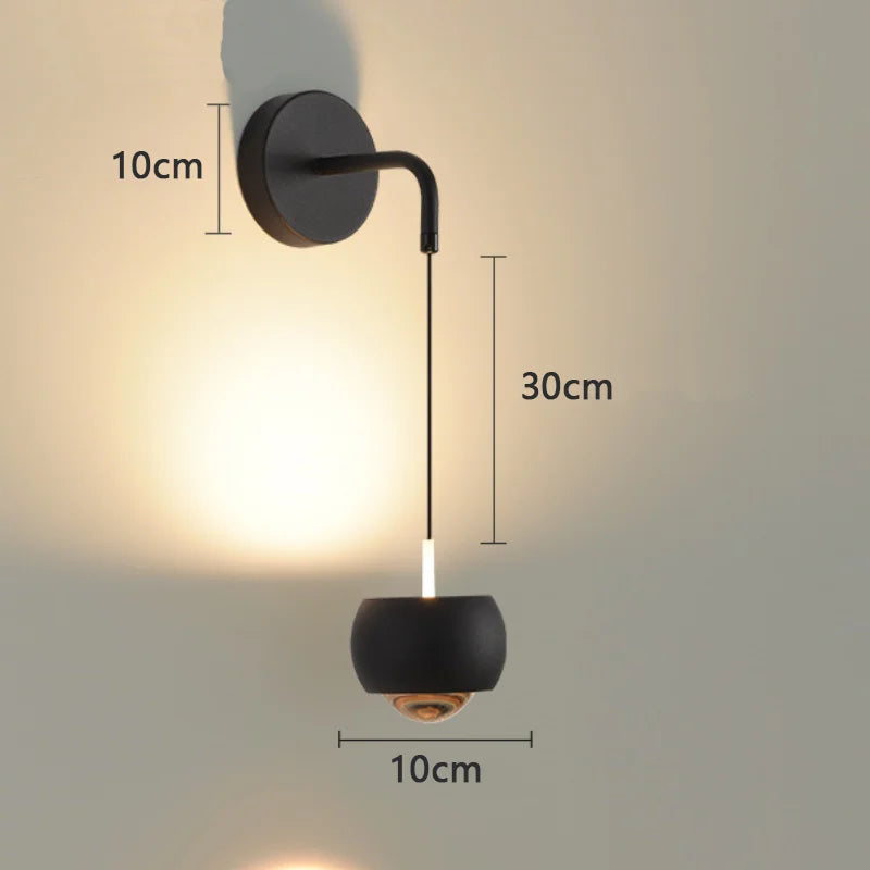 applique murale nordique créative pour éclairage décoratif moderne - vue 10 sur 12