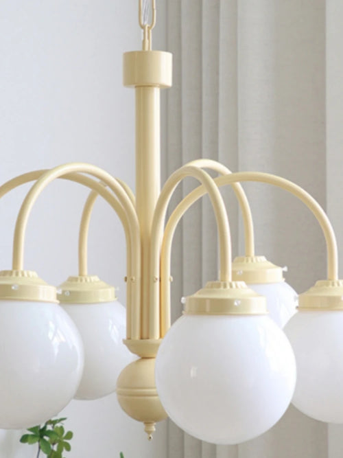 lustre en verre rétro pour décoration intérieure nordique - vue 6 sur 9