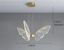 suspension design en acrylique pour décoration moderne de luxe - vue 13 sur 21